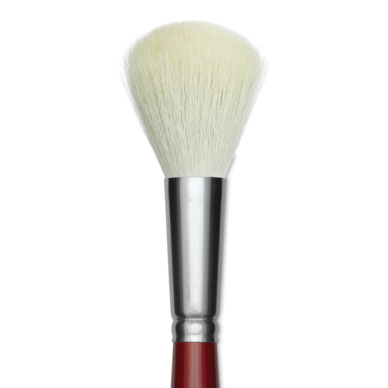 Silver Brush White Goat Silver Mop Brush - Round, Size 20, Short Handle